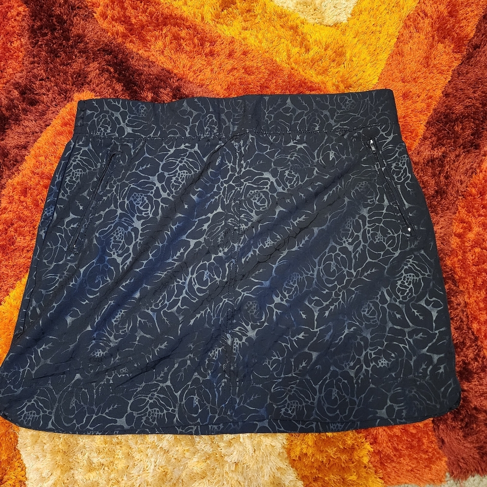 Black Athletic Skirt Skort